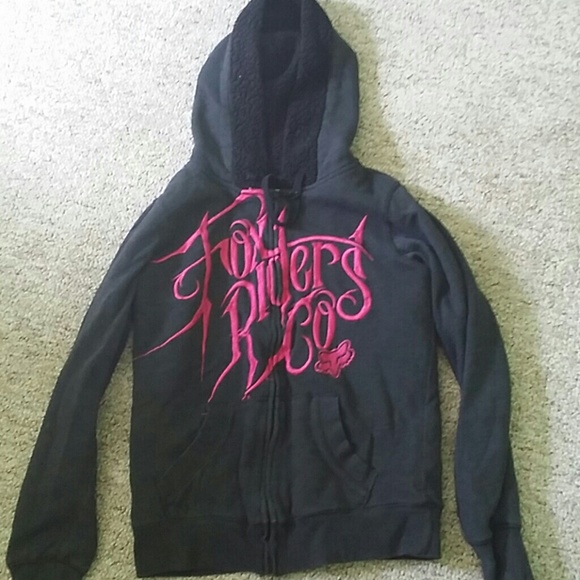 Cute fox hooded sweatshirt