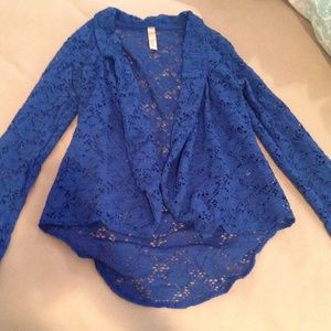 Long sleeve franchesca's lace sweater