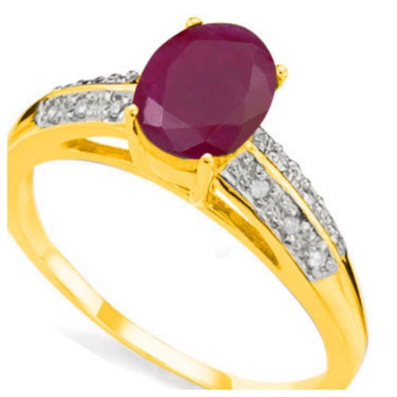 Genuine Ruby and Diamond Ring‼️SALE‼️