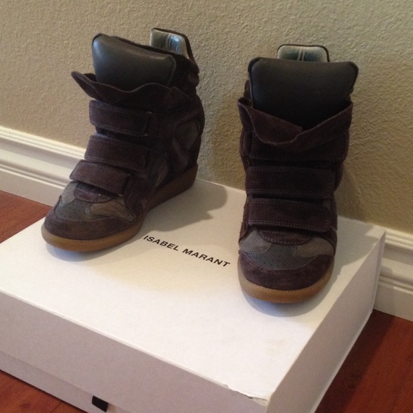 Isabel Marant hidden wedge sneakers.