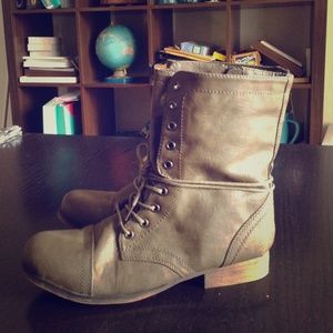 Madden Girl Combat Boots- Brand New!
