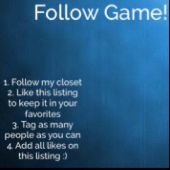 💕💕NEW FOLLOW GAME!💕💕 - Picture 3 of 3