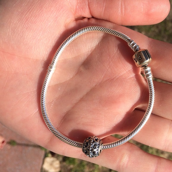 Pandora bracelet and charm