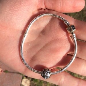 Pandora bracelet and charm
