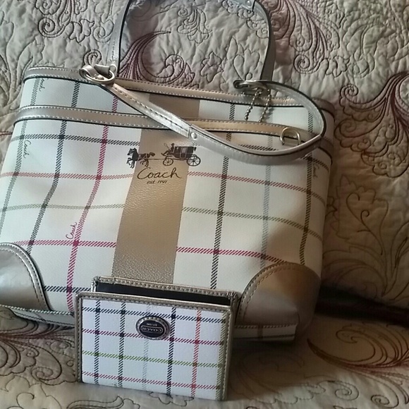 Coach handbag & wallet