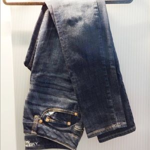 Indigo skinny jeans