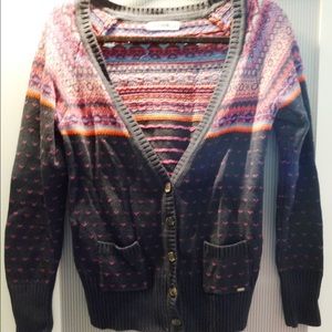 Tribal print cardigan