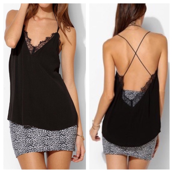 Backless Black Top