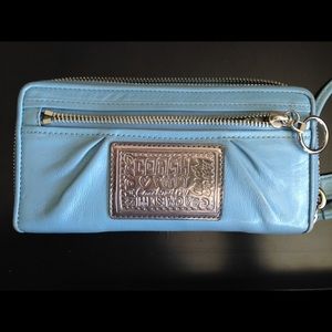 Coach zip around wallet