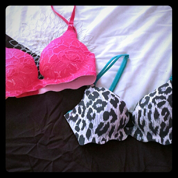 Victoria's Secret Sexy Embrace push up bras.