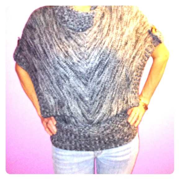 Cow neck sweater