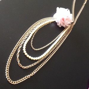 Gold necklace from wet seal