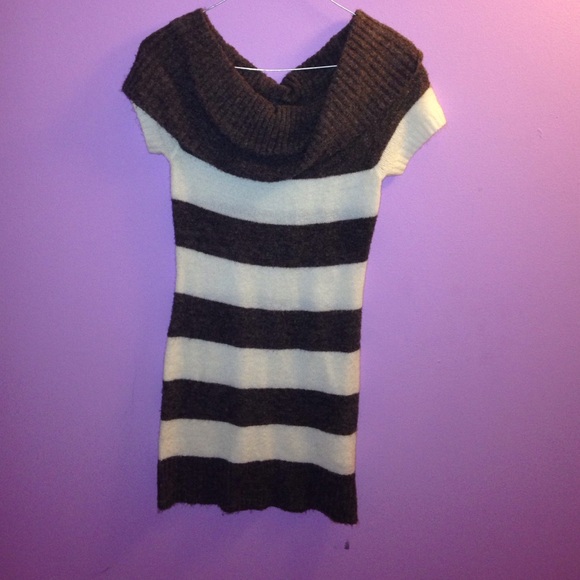 Cow neck sweater