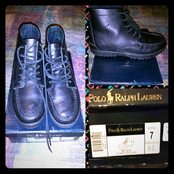 Black Polo boots