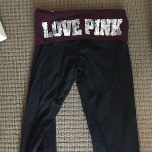 Yoga Leggings with glitter on back