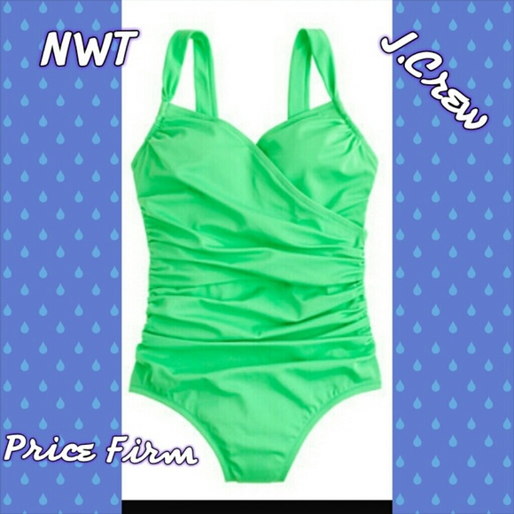 J. Crew Outerwear - 🆕 RUCHED WRAP ONE-PIECE SWIMSUIT 🆕