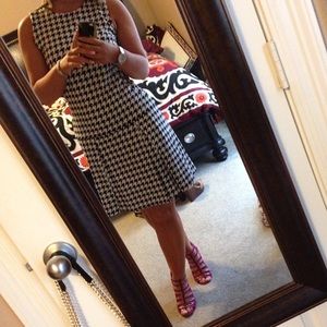 MICHAEL Michael Kors houndstooth print dress