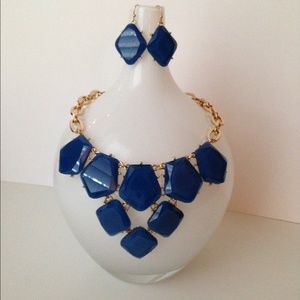 Necklace and earring set.