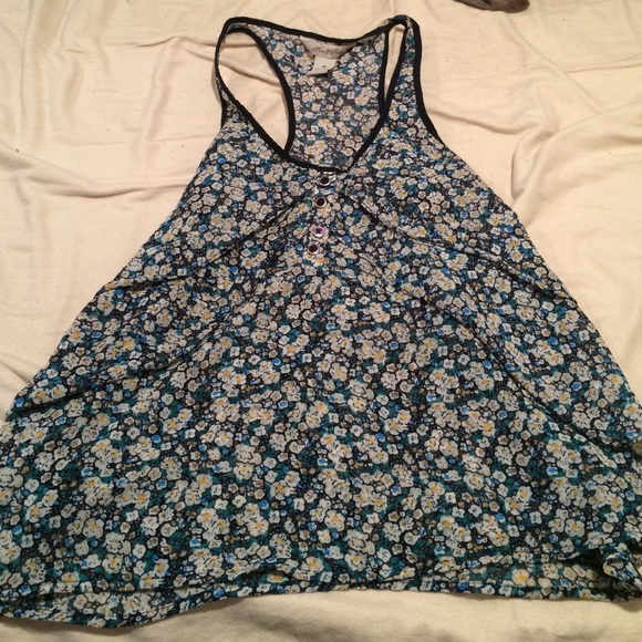 Cute flower sheer shirt💙