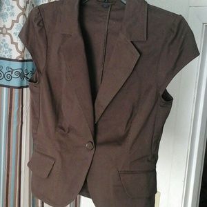 Express Brown vest