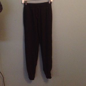 Black joggers