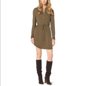 MICHAEL Michael Kors drawstring waist dress