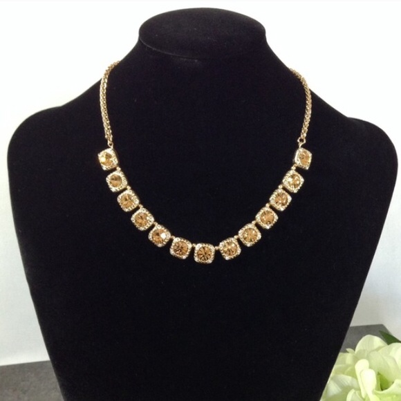 Yellow Crystal Necklace - Picture 3 of 3