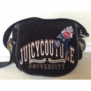 Juicy Couture Velour Messenger Bag