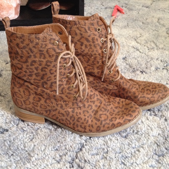 Leopard Print Boots