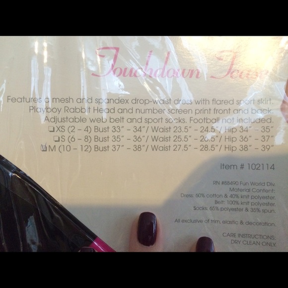 Playboy Touchdown Tease costume - Picture 3 of 3