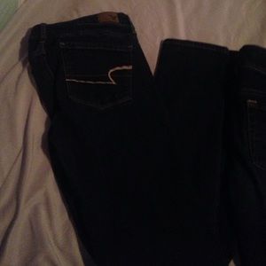 Pair of denim American eagle jeans