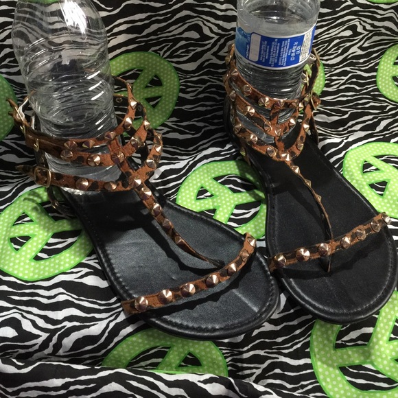 Cute stud sandals