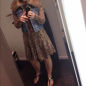 MICHAEL Michael Kors animal print sweater dress