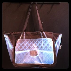 ThuFri Large X-RAY BAG : Quilted printed