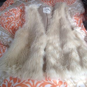 Faux fur vest
