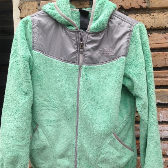 Childs medium mint green north face
