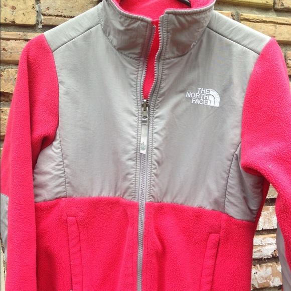 Childs large red north face fleece