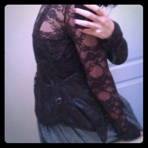 WET SEAL LACEY TOP/JACKET!!!