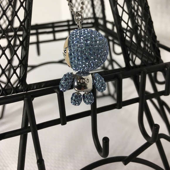 SOLD Swarovski Eliot Pendant Blue Necklace - Picture 6 of 8