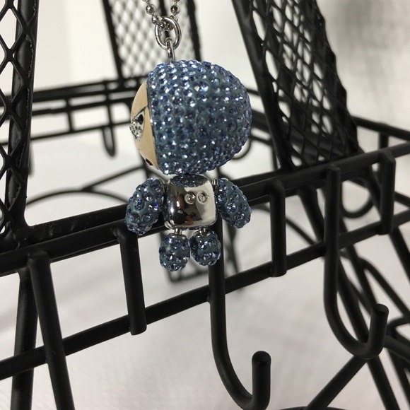 SOLD Swarovski Eliot Pendant Blue Necklace - Picture 7 of 8