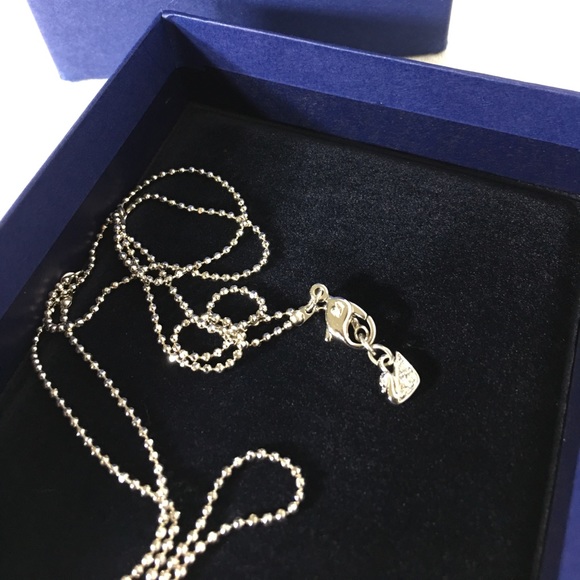 SOLD Swarovski Eliot Pendant Blue Necklace - Picture 8 of 8