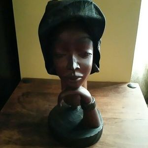 🎯1 of a kind Black leather Funnel hat🎯