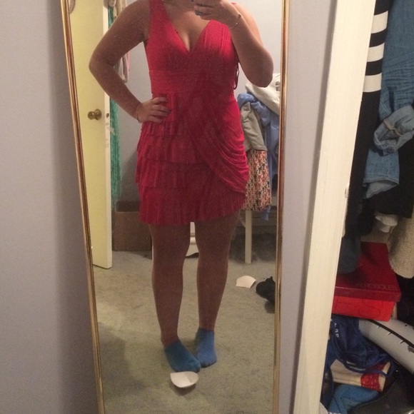 BCBG RED DRESS - Picture 3 of 3