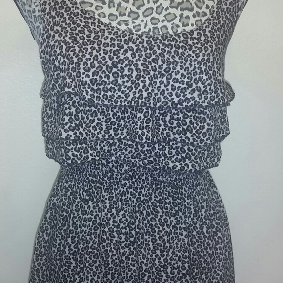 Cheeta Dress with Ruffles - Picture 3 of 4