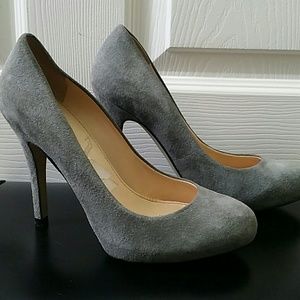 On hold for sheilaa2015 Grey heels suede like
