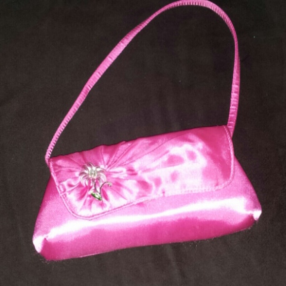 Pink purse used twice for weddings