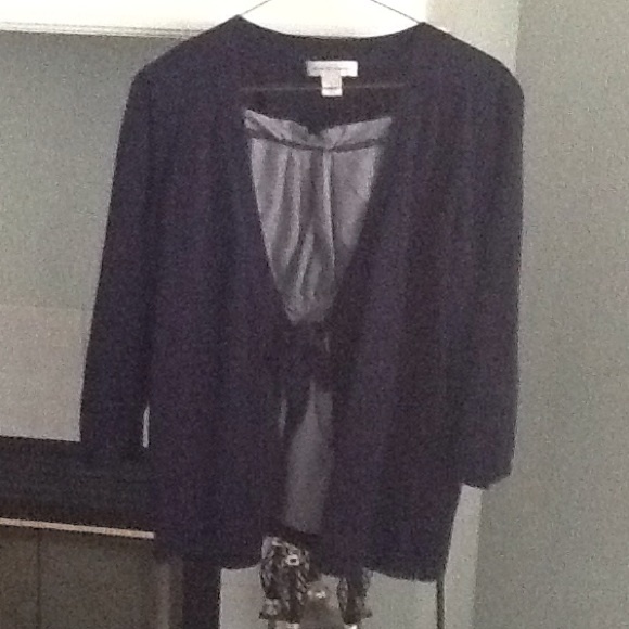 Pretty Navy sweater, with attached blue gingham