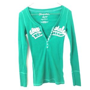 green thermal Aeropostale long sleeve tee