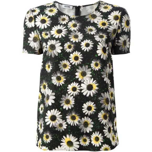 SOLD Authentic Moschino Floral Tee