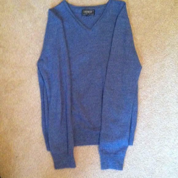 Light blue wool sweater